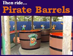 Blackgang Chine - Pirate Barrel Ride