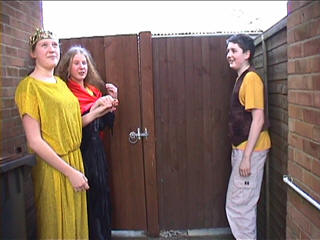 Lady Macbeth, King Duncan and Macbeth