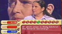 The Vault - a contestant on the show in her question round