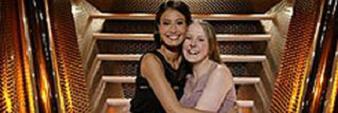 The Vault - Mel in the vault with 700,000 winner, Mary Swain from series two